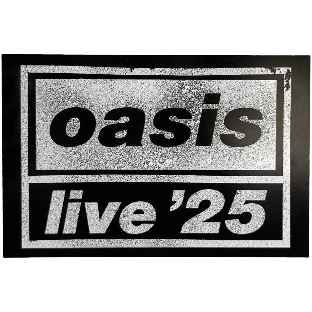 Oasis - Live '25 Logo KÃ¼hlschrankmagnet - Schwarz/Grau